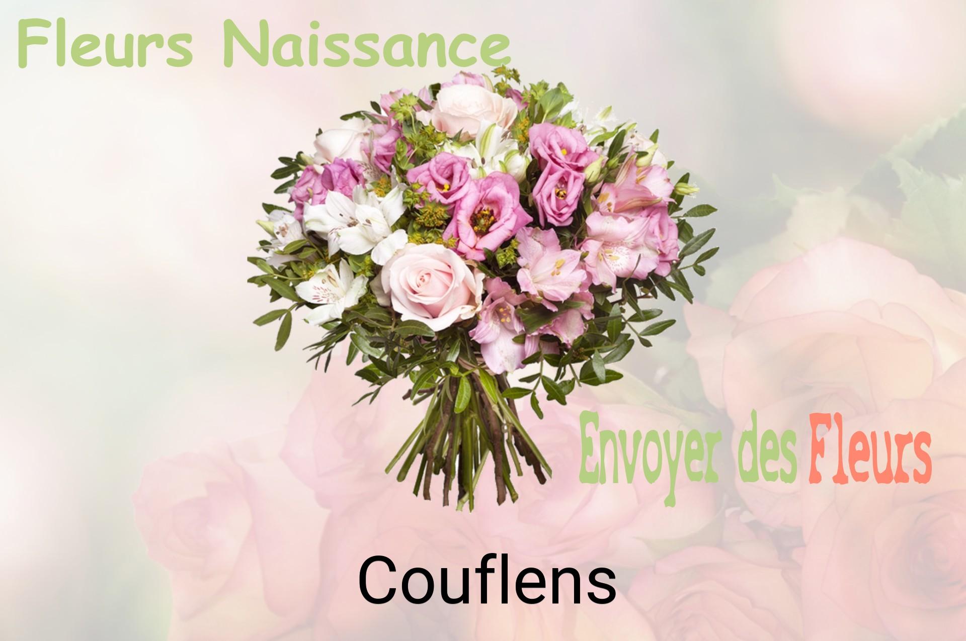 Bouquet de fleurs de naissance livré à Couflens